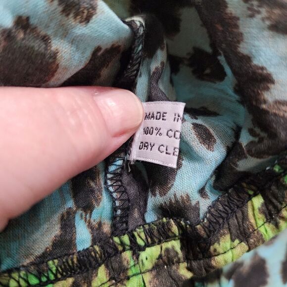 Juliet Dunn dress multicolor Leopard print mini  4/6 fairy whimsigoth - Picture 5 of 5